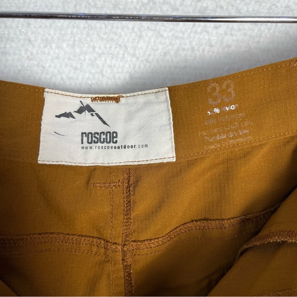 Roscoe outdoor hiking shorts ripstop lightweight nylon brown short women’s 33 - Picture 7 of 12